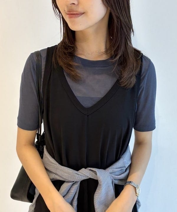 茂野 真楓さんの「BEAMS WOMEN｜ソフトレザー 2WAY バッグ」を使ったコーディネート