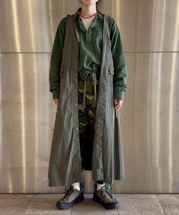 みりさんの「ナイロン タッサー C-1 ノースリーブ ワンピース」を使ったコーディネート