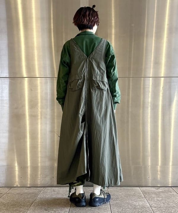 みりさんの「ナイロン タッサー C-1 ノースリーブ ワンピース」を使ったコーディネート