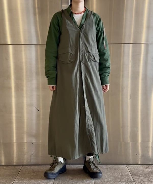 みりさんの「ナイロン タッサー C-1 ノースリーブ ワンピース」を使ったコーディネート