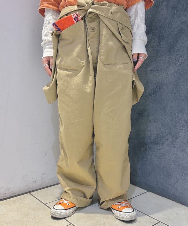 原口 愛さんの「BEAMS WOMEN｜コットン サーマル クルーネック ロングスリーブ Tシャツ」を使ったコーディネート