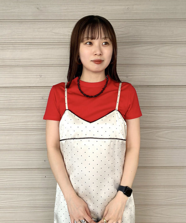 カタヤマ アヤさんの「BEAMS WOMEN｜【別注】PICCADILLY / リブ Tシャツ」を使ったコーディネート