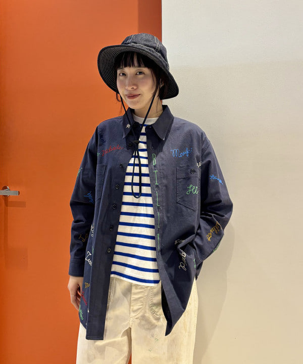 BEAMS BOY ツイル ロイヤルネイビー シャツ/ジャケット ビームスボーイ BEAMS BOY（1187984） スタイリング・コーディネイト｜BEAMS