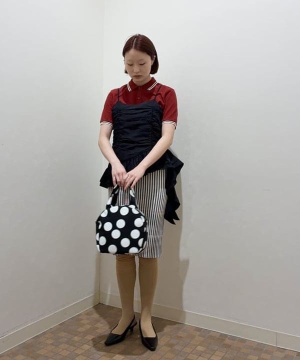 水野 萌香さんの「BEAMS WOMEN｜ECODECO / ドット 2way バッグ」を使ったコーディネート