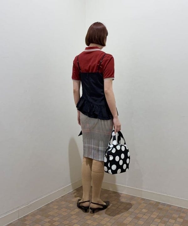 水野 萌香さんの「BEAMS WOMEN｜ECODECO / ドット 2way バッグ」を使ったコーディネート