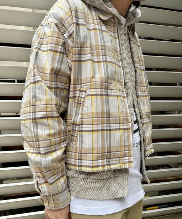 高遠 恒巳さんの「BEAMS WOMEN｜チェック ジップ ブルゾン」を使ったコーディネート