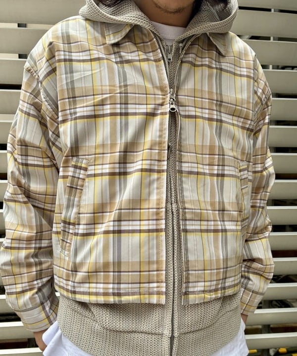 高遠 恒巳さんの「BEAMS WOMEN｜チェック ジップ ブルゾン」を使ったコーディネート