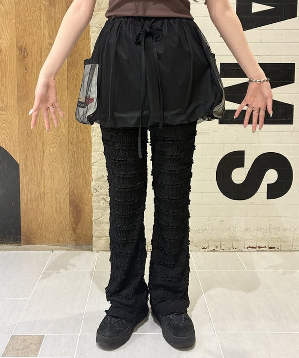 江口 息吹さんの「BEAMS WOMEN｜PonPon ボンネット帽」を使ったコーディネート