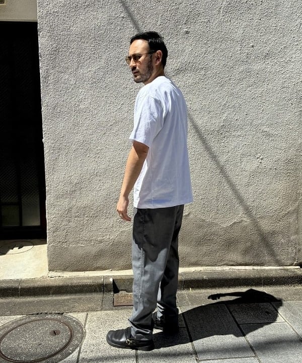 Takahashi Yujiさんの「BEAMS WOMEN｜BEAMS｜【別注】Champion / Music T-Shirt｜サステナブル｜製品洗い加工」を使ったコーディネート