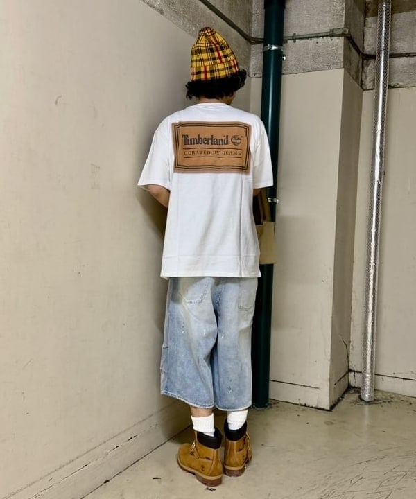 BAKU(東江 漠)さんの「BEAMS WOMEN｜ワイドストレート クォーターレングス ペインターデニム」を使ったコーディネート