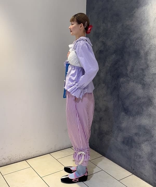 reinaさんの「BEAMS WOMEN｜ラッセルレース ソックス」を使ったコーディネート