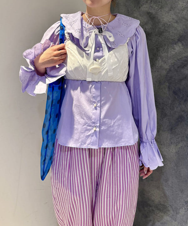 reinaさんの「BEAMS WOMEN｜ラッセルレース ソックス」を使ったコーディネート