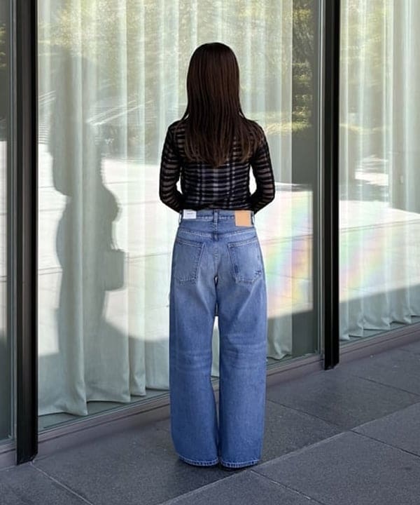 蒲原 捺美さんの「BEAMS WOMEN｜TAN / チェックパターン プルオーバー ニット」を使ったコーディネート