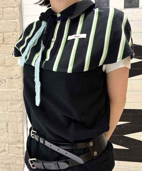 ayca!さんの「BEAMS WOMEN｜ジャカード レース クルーネック Tシャツ」を使ったコーディネート