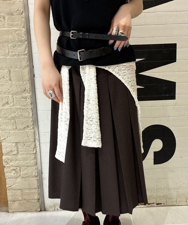 ayca!さんの「BEAMS WOMEN｜ジャカード レース クルーネック Tシャツ」を使ったコーディネート