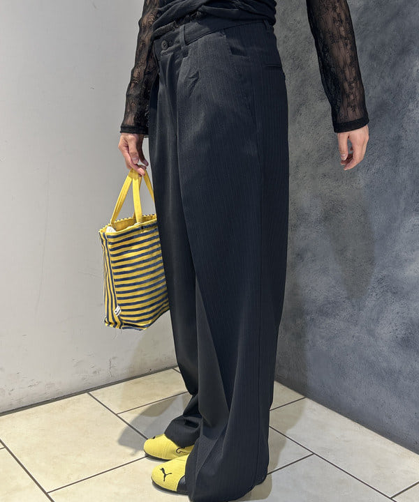 ハルカさんの「BEAMS WOMEN｜レース テープ キリカエ Tシャツ」を使ったコーディネート