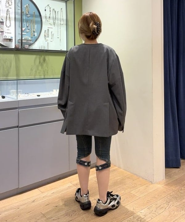 まゆちゃんさんの「BEAMS WOMEN｜ノーカラー ビッグ ジャケット」を使ったコーディネート