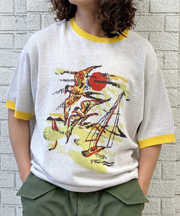 Kellyさんの「BEAMS WOMEN｜Knit Tee Jacquard」を使ったコーディネート