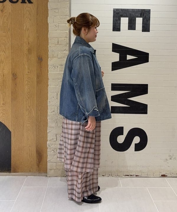 大石彩可さんの「BEAMS WOMEN｜【別注】Lee &times; maturely / ヴィンテージ ロコ ジャケット」を使ったコーディネート