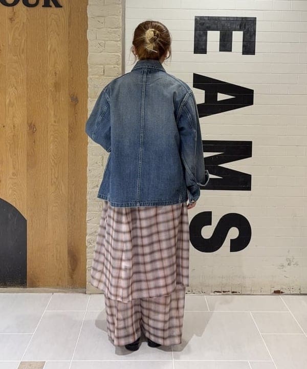 大石彩可さんの「BEAMS WOMEN｜【別注】Lee &times; maturely / ヴィンテージ ロコ ジャケット」を使ったコーディネート