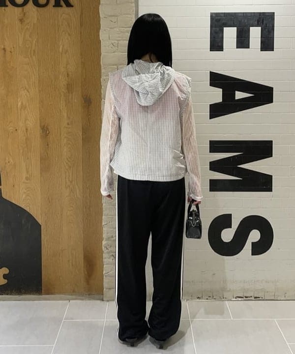 rinnaさんの「BEAMS WOMEN｜レース テープ キリカエ Tシャツ」を使ったコーディネート