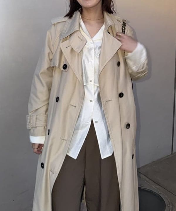 松本 佳菜子さんの「BEAMS WOMEN｜シアー レイヤード シャツ」を使ったコーディネート