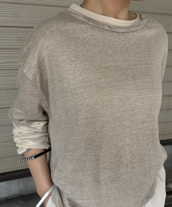 森川 夏衣さんの「BEAMS WOMEN｜maturely / チュール リバーシブル カフ ロングスリーブ」を使ったコーディネート