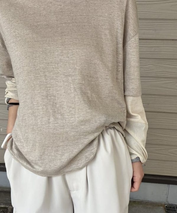 森川 夏衣さんの「BEAMS WOMEN｜maturely / チュール リバーシブル カフ ロングスリーブ」を使ったコーディネート