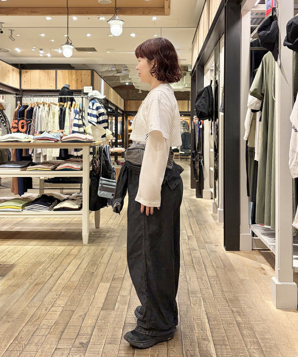 原口 愛さんの「BEAMS WOMEN｜シアー ナンバリング フットボール」を使ったコーディネート