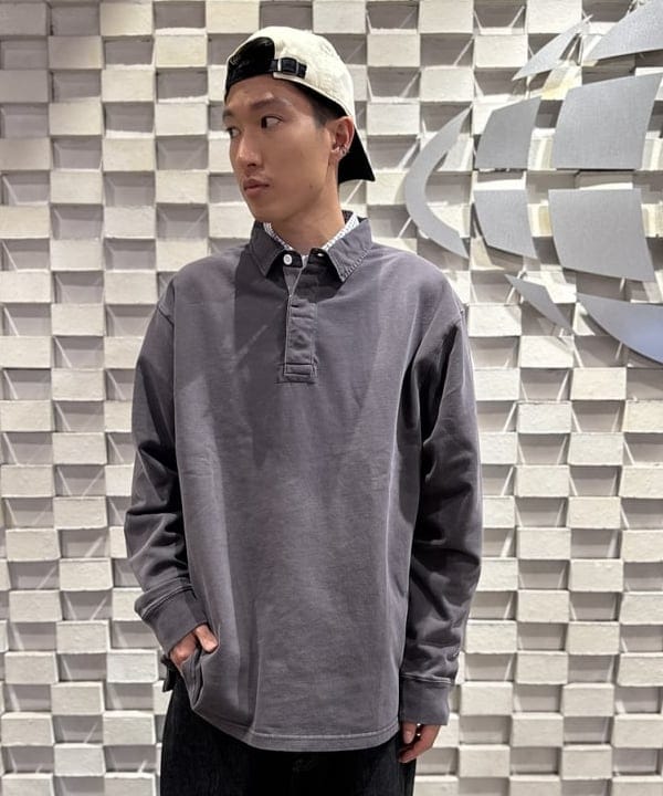 Yutoさんの「BEAMS WOMEN｜【別注】Champion / Rugger Shirt」を使ったコーディネート