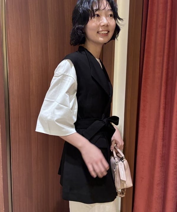 Kanaeさんの「BEAMS WOMEN｜GIANNI CHIARINI / ALIFA レザーショルダーバッグ S」を使ったコーディネート