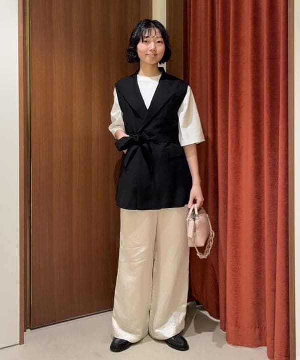 Kanaeさんの「BEAMS WOMEN｜GIANNI CHIARINI / ALIFA レザーショルダーバッグ S」を使ったコーディネート