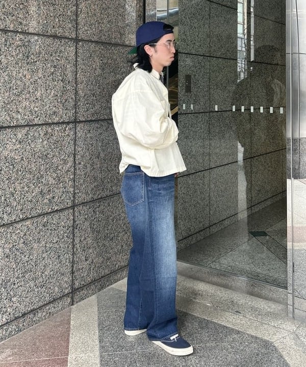 深澤 琥太郎さんの「BEAMS WOMEN｜ワイドアーム レギュラーカラーシャツ」を使ったコーディネート