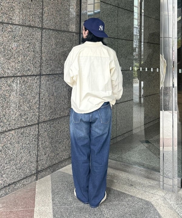 深澤 琥太郎さんの「BEAMS WOMEN｜ワイドアーム レギュラーカラーシャツ」を使ったコーディネート