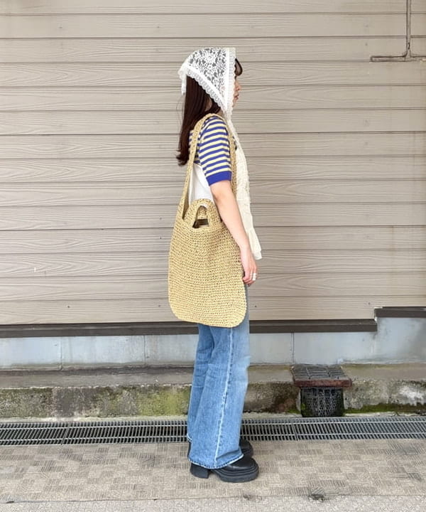 カタヤマ アヤさんの「BEAMS WOMEN｜裾 フレアー キャミソール」を使ったコーディネート