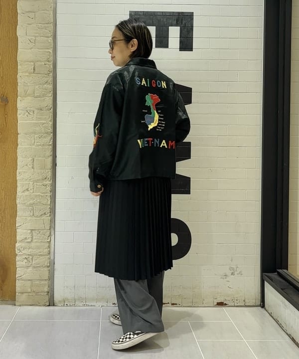 つぼさんの「BEAMS WOMEN｜【別注】テーラー東洋 / アセテート ベトナム ジャケット」を使ったコーディネート