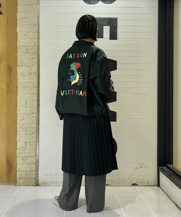 つぼさんの「BEAMS WOMEN｜【別注】テーラー東洋 / アセテート ベトナム ジャケット」を使ったコーディネート