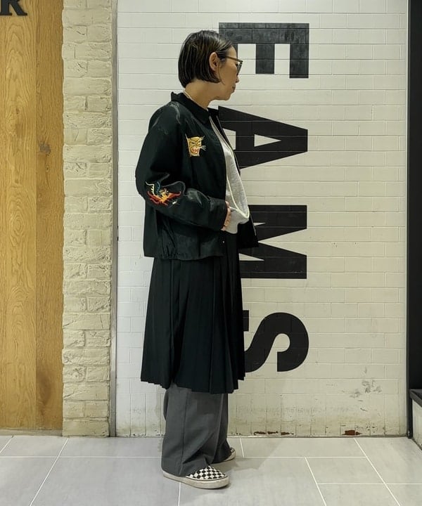 つぼさんの「BEAMS WOMEN｜【別注】テーラー東洋 / アセテート ベトナム ジャケット」を使ったコーディネート