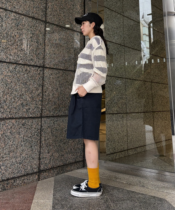 ばるたんさんの「BEAMS WOMEN｜【別注】LACOSTE / ボーダー Tシャツ」を使ったコーディネート