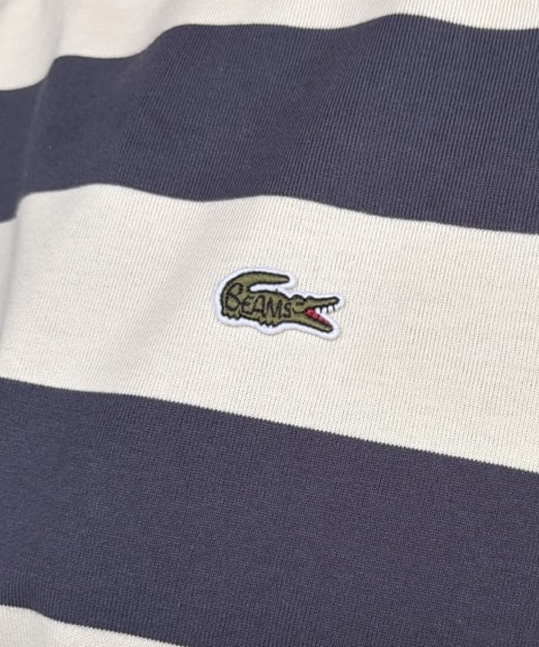 ばるたんさんの「BEAMS WOMEN｜【別注】LACOSTE / ボーダー Tシャツ」を使ったコーディネート