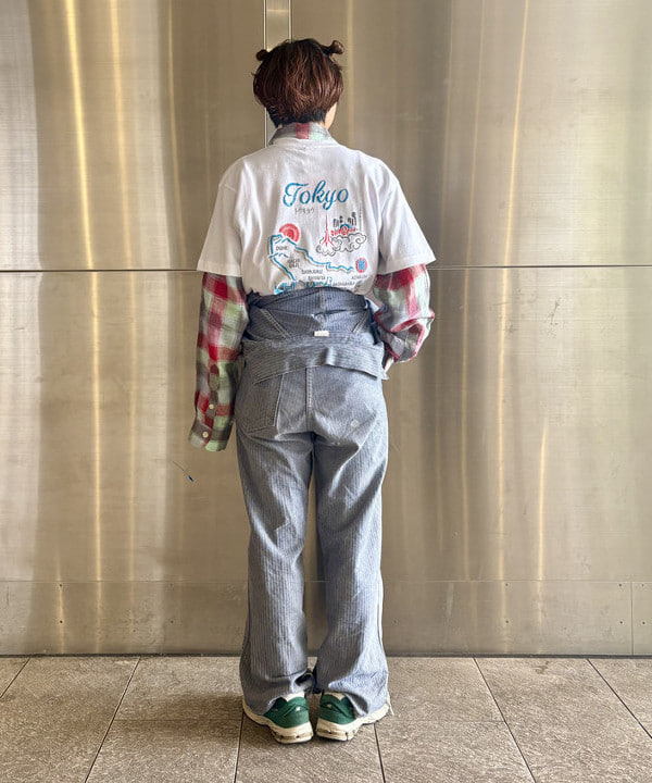 みりさんの「MOJITO / ABSHINTH SHIRT Linen Plaid」を使ったコーディネート