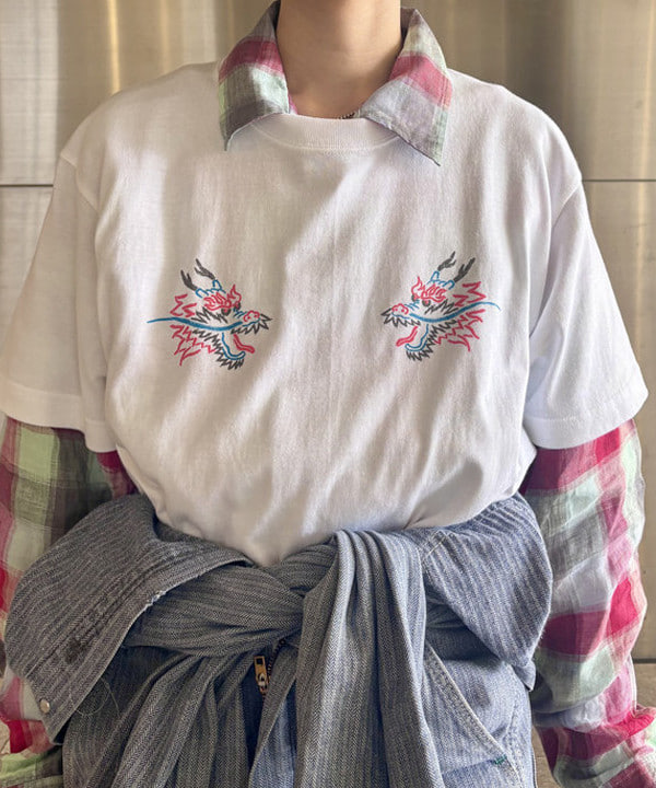 みりさんの「MOJITO / ABSHINTH SHIRT Linen Plaid」を使ったコーディネート