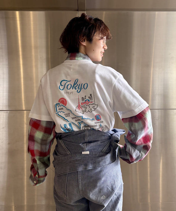 みりさんの「MOJITO / ABSHINTH SHIRT Linen Plaid」を使ったコーディネート