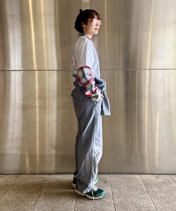 みりさんの「MOJITO / ABSHINTH SHIRT Linen Plaid」を使ったコーディネート