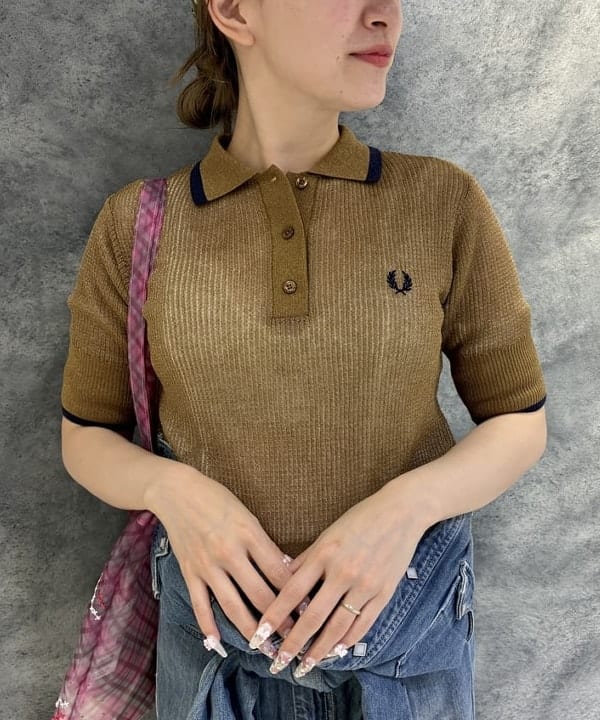 遠藤 かなたさんの「BEAMS WOMEN｜【別注】FRED PERRY / リブ ニット シャツ」を使ったコーディネート