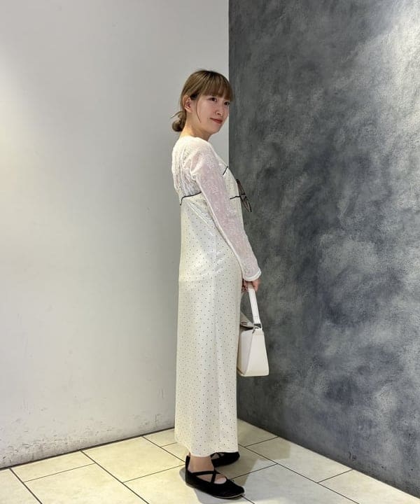 遠藤 かなたさんの「BEAMS WOMEN｜レース テープ キリカエ Tシャツ」を使ったコーディネート