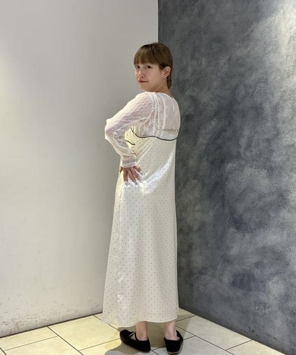 遠藤 かなたさんの「BEAMS WOMEN｜レース テープ キリカエ Tシャツ」を使ったコーディネート