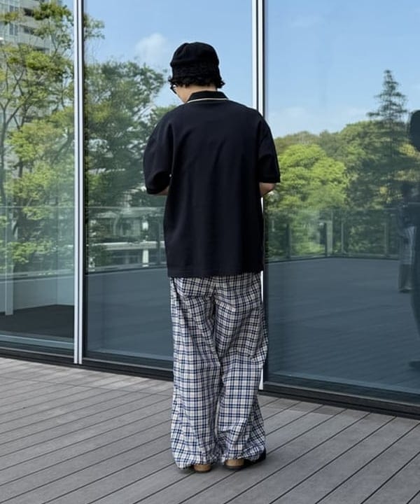 BAKU(東江 漠)さんの「BEAMS WOMEN｜【別注】FRED PERRY / リラックスフィット ピケ ポロシャツ」を使ったコーディネート
