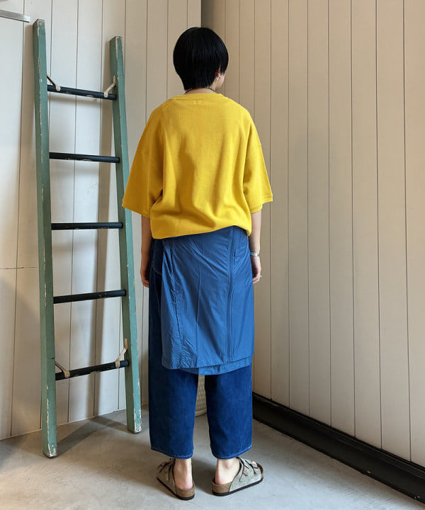 ミナミマリコさんの「BEAMS WOMEN｜Sanca / Cotton Hemp Surf Knit Crew」を使ったコーディネート