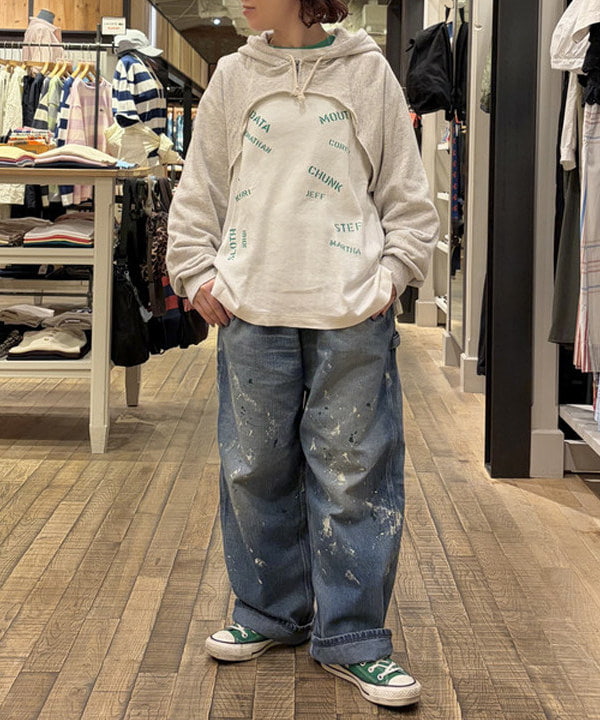 原口 愛さんの「BEAMS WOMEN｜【別注】Lee &times; maturely / リメイク ユーズド パンツ」を使ったコーディネート